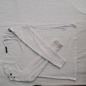 BKE Boutique Embroidered & Beaded Long Sleeve Top - Sz L